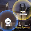 FENVI 5Ghz AC1200 WiFi Repeater 1200Mbps Router Black WiFi Extender Amplifier 2.4G/5GHz Wi-Fi Signal Booster Long Range Network